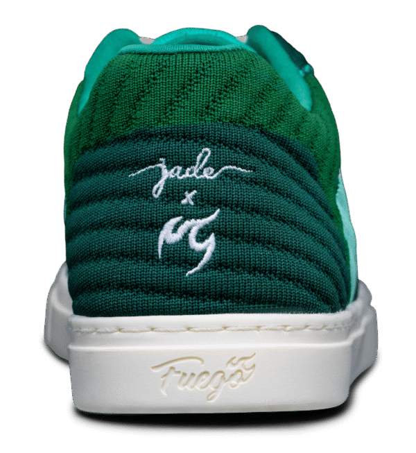 Fuego_Lowtop_GreenJade_FGO_Product_embroidery_back(1) Fuego dansesko Low-Top Green Jade