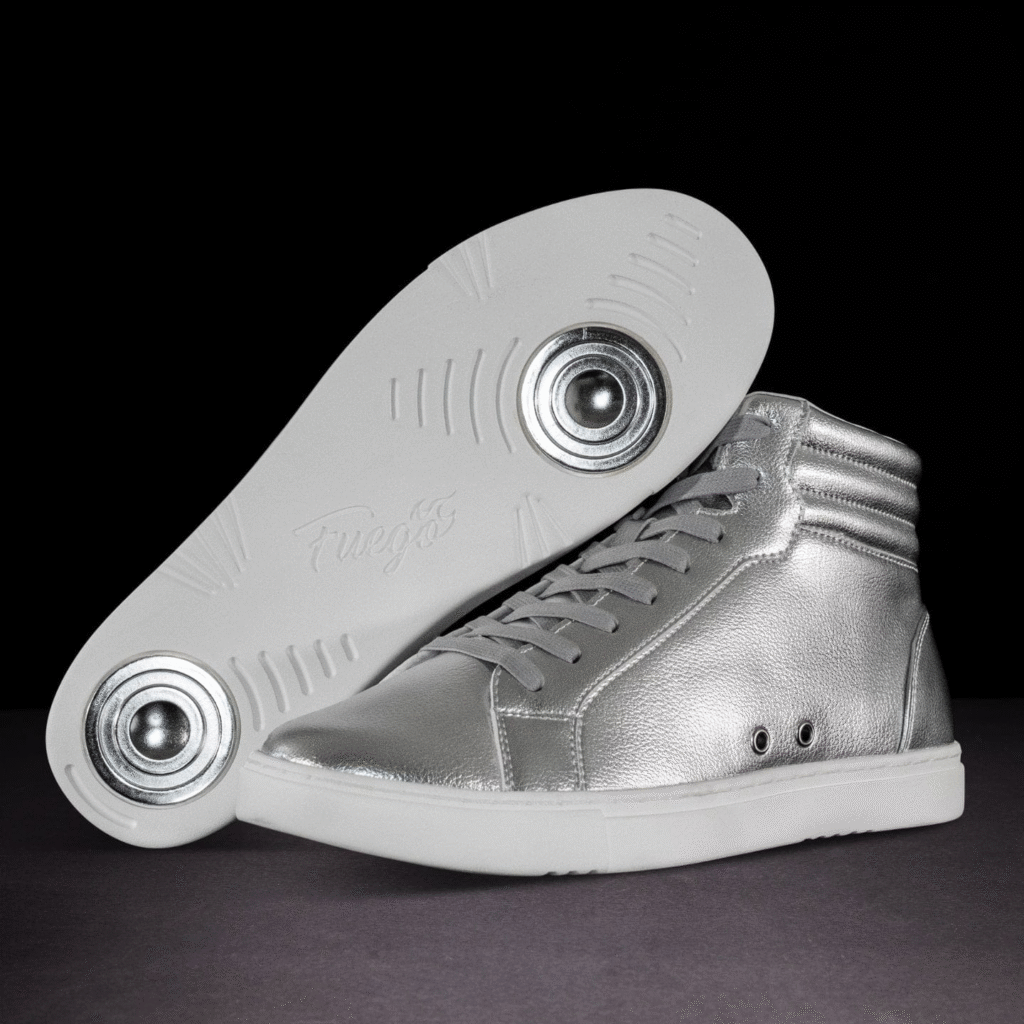 Fuego dansesko High-Top Silver