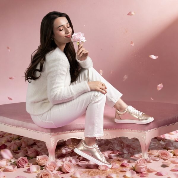 Fuego dnasesko modell Low Top Rose Gold