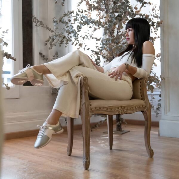 Fuego dansesko modell Split-Sole Champagne
